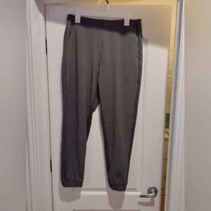 Athleta dark green joggers with pockets size 12 NWOT